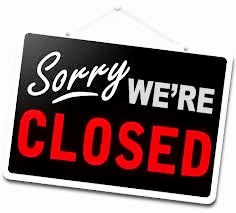 Closed sign
