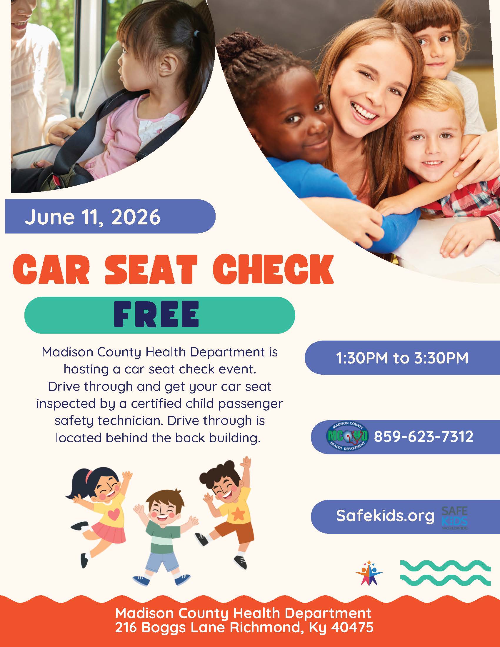 Free Car Seat Check, June 11, 2025